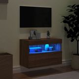 VidaXL-Tv-wandmeubel-met-LED-verlichting-60x30x40-cm-bruineikenkleurig