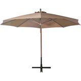 vidaXL-Zweefparasol-met-paal-3,5x2,9-m-massief-vurenhout-taupe