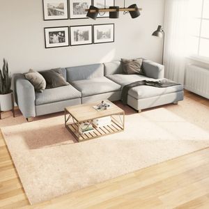 vidaXL-Vloerkleed-HUARTE-laagpolig-zacht-wasbaar-240x340-cm-beige