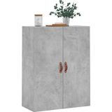 VidaXL Wandkast 69,5x34x90 cm Betongrijs