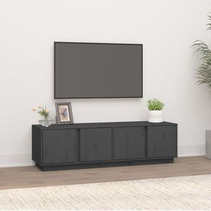 vidaXL-Tv-meubel-140x40x40-cm-massief-grenenhout-grijs