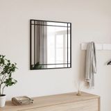 vidaXL-Wandspiegel-vierkant-50x50-cm-ijzer-zwart