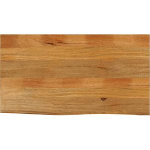 vidaXL Tafelblad met natuurlijke rand 120x60x2,5 cm massief mangohout