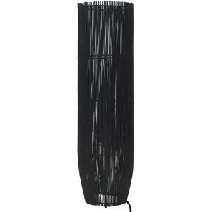 vidaXL Vloerlamp E27 52 cm wilgen zwart