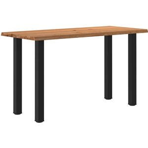 vidaXL Bartafel rechthoekig 200x80x92 cm massief eikenhout lichtbruin