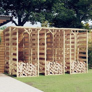 vidaXL Pergola's met dak 6 st 100x90x200 cm geïmpregneerd grenenhout