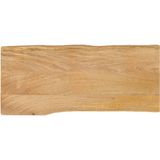 vidaXL Tafelblad met natuurlijke rand 90x40x3,8 cm massief mangohout