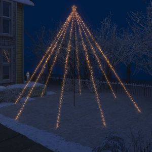 vidaXL Kerstboomverlichting waterval binnen buiten 800 LED's 5 m