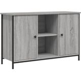 VidaXL Tv-meubel 100x35x65 cm Bewerkt Hout Grijs Sonoma Eiken