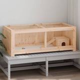 vidaXL Hamsterkooi 104x52x38 cm massief vurenhout