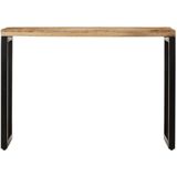 VidaXL Wandtafel 110x35x76 cm - Massief Ruw Mangohout