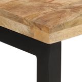 VidaXL Wandtafel 110x35x76 cm - Massief Ruw Mangohout