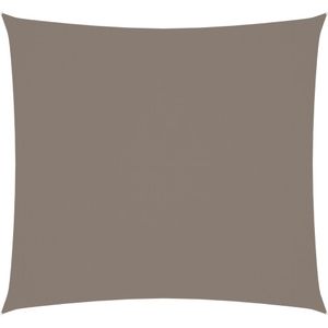 vidaXL Zonnescherm vierkant 7x7 m oxford stof taupe