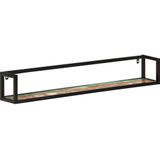 vidaXL-Wandschappen-2-st-110x17x17-cm-massief-gerecycled-hout-en-ijzer