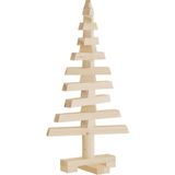 vidaXL Kerstdecoratie kerstboom 60 cm massief grenenhout