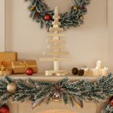 vidaXL Kerstdecoratie kerstboom 60 cm massief grenenhout