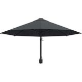 VidaXL Wandparasol 300 cm - Metalen Paal - Antraciet