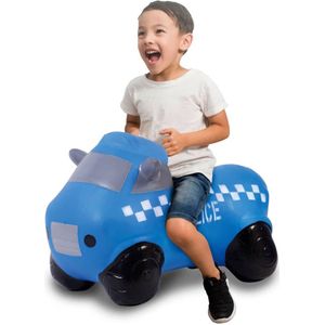 JAMARA Skippybal Politieauto met Pomp Blauw
