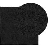 vidaXL-Vloerkleed-PAMPLONA-shaggy-hoogpolig-modern-160x160-cm-zwart