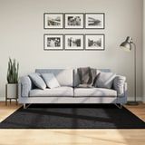 vidaXL-Vloerkleed-PAMPLONA-shaggy-hoogpolig-modern-160x160-cm-zwart