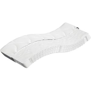 vidaXL Pocketveringmatras middelhard 90x200 cm