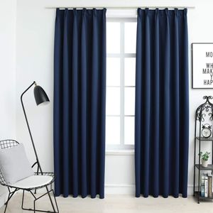 VidaXL-Gordijnen-verduisterend-met-haken-2-st-140x225-cm-blauw