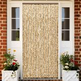 vidaXL-Vliegengordijn-90x200-cm-chenille-beige-en-bruin