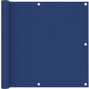 vidaXL Balkonscherm 90x600 cm oxford stof blauw