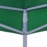 VidaXL Vouwtent 3x3 m Groen - Opvouwbare Partytent voor Buiten