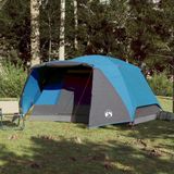 vidaXL Tent 4-persoons waterdicht blauw