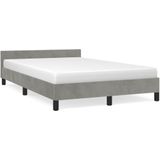 vidaXL-Bedframe-met-hoofdeinde-fluweel-lichtgrijs-120x200-cm