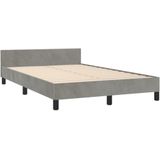 vidaXL-Bedframe-met-hoofdeinde-fluweel-lichtgrijs-120x200-cm