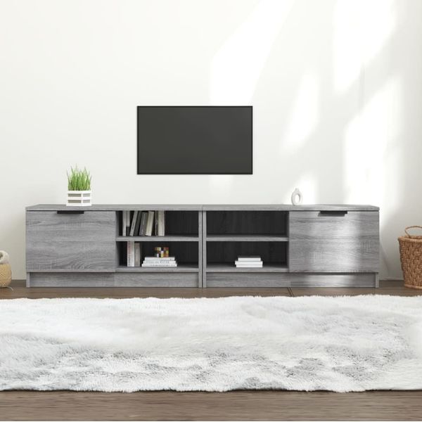 Beschrijvend Bederven Wolk Tv-meubel bryton - eiken - grijs - 154 cm - meubels outlet | | beslist.nl