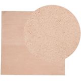 vidaXL-Vloerkleed-HUARTE-laagpolig-zacht-wasbaar-160x160-cm-roze