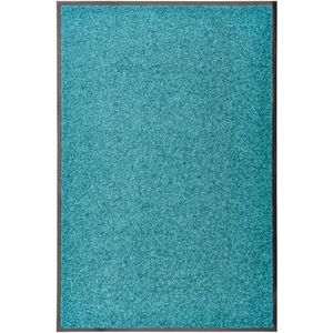 vidaXL-Deurmat-wasbaar-60x90-cm-cyaan