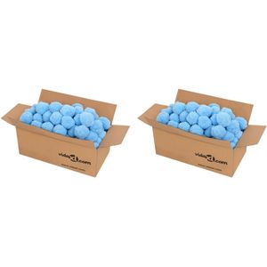 vidaXL Zwembadfilterbolletjes antibacterieel 1400 g polyetheen blauw