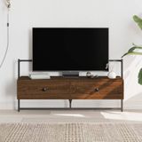 vidaXL Tv-meubel wandgemonteerd 100,5x30x51 cm hout bruin eikenkleur
