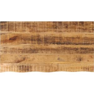 vidaXL Tafelblad met natuurlijke rand 110x60x2,5 cm massief mangohout