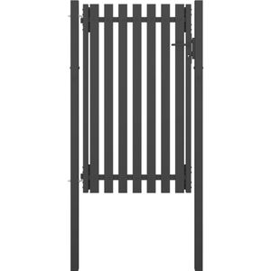 vidaXL Poort 1x2 m staal antraciet