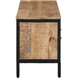 vidaXL Tv-meubel 110x30x40 cm massief ruw mangohout