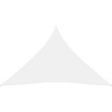 vidaXL Zonnescherm driehoekig 4x5x5 m oxford stof wit
