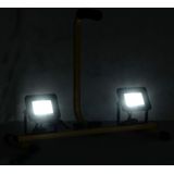vidaXL Spotlight met handvat LED 2x10 W koudwit