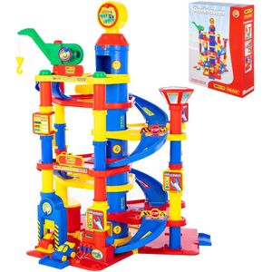 Polesie Wader 7-delige Parkeergarageset 7 verdiepingen 77x71x95 cm PP