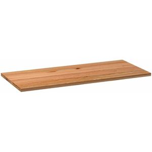 vidaXL Tafelblad rechthoekig 180x80x4,2cm massief eikenhout lichtbruin