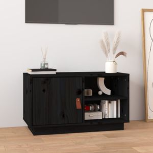 vidaXL-Tv-meubel-70x34x40-cm-massief-grenenhout-zwart