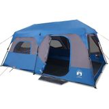 vidaXL Tent 9-persoons waterdicht blauw