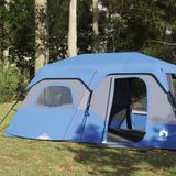 vidaXL Tent 9-persoons waterdicht blauw