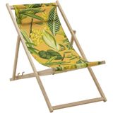 Madison Strandstoel La Grave 55x90x87 cm hout geel