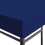 VidaXL Prieeldak 310 g/m² 4x3 m - Blauw