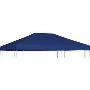 VidaXL Prieeldak 310 g/m² 4x3 m - Blauw